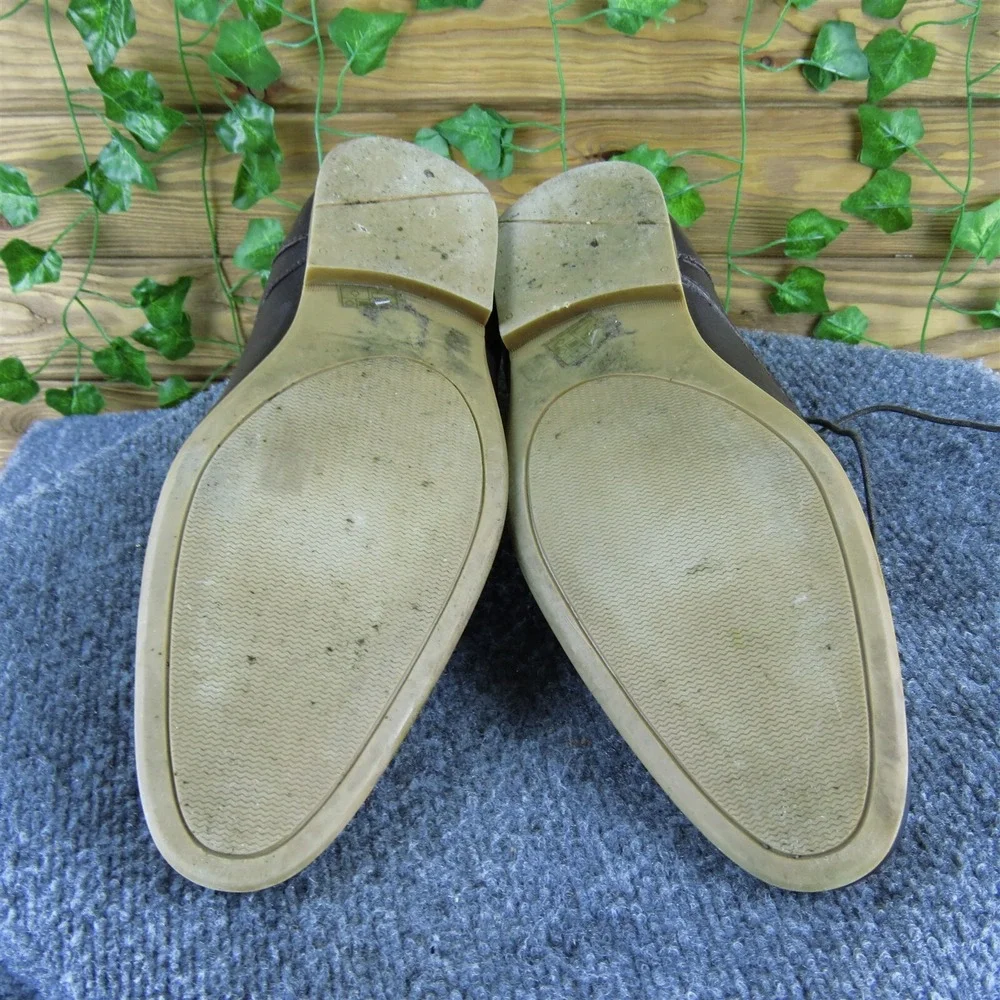 ASOS Men's Derby‎ Oxfords Brown Leather Size 8.5 Medium Used 2025